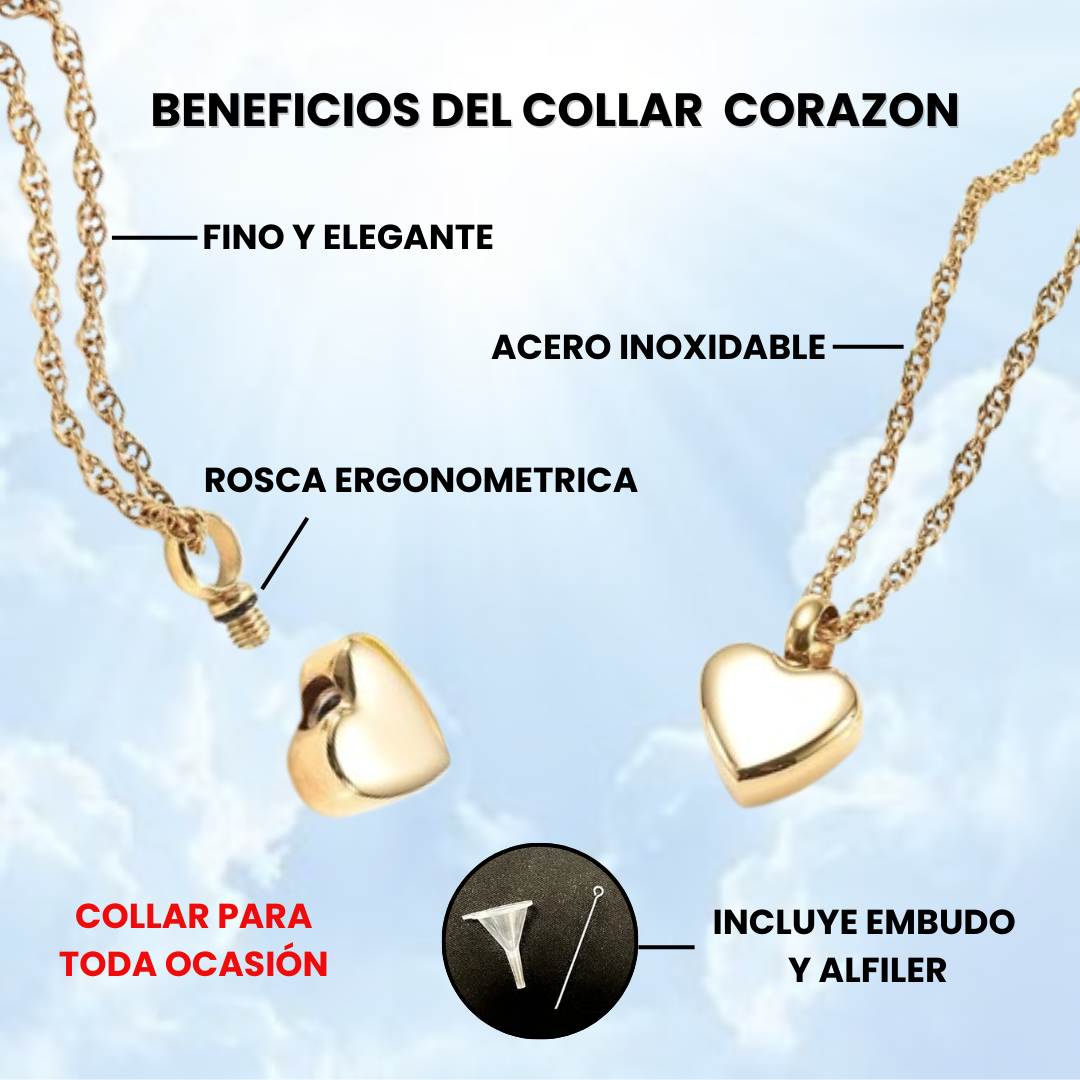 Collar Corazón Recuerdo (OFERTA 2x1)