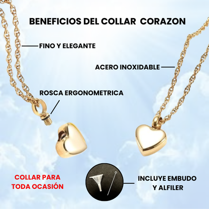 Collar Corazón Recuerdo (OFERTA 2x1)